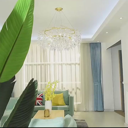 نجفة كريستال مودرن "ميا" Mia Flare Modern Crystal Chandelier